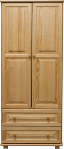 Kleiderschrank, Farbe: Natur 190x80x60 cm