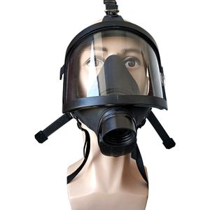 Gasmaske Schutzmaske Sprühfarbe Chemische Dekoration Feuerschutz Große Vision Staub und toxische Vollgesichtsmaske