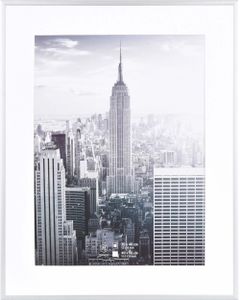 Henzo Fotorahmen - Manhattan - Fotogröße 40x50 cm - Silber