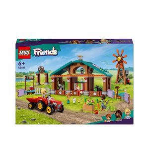 LEGO Friends Auffangstation für Farmtiere, Bauernhof-Spielzeug mit 3 Figuren und 5 Tieren, plus Traktor, Obst und Gemüse, Geschenk für Mädchen und Jungen ab 6 Jahren 42617