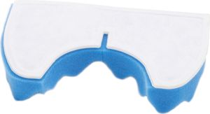 vhbw Filter-Set kompatibel mit Samsung SC4355 B VCC4351V37/XEG, SC4355 R VCC4350V34/XEG Staubsauger - 2x Filter (Gewebefilter, Schwammfilter)