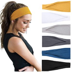 Stirnband Damen Stirnband Sport Haarband Elastisches Breites Stirnband Damen Yoga Workout Stirnband (6PCS)