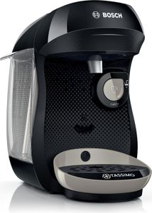 Bosch Tassimo happy friendly Kapselmaschine TAS109E, über 70 Getränke, geeignet für alle Tassen, Abschaltautomatik, nachhaltig, perfekt dosiert, platz