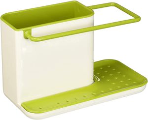 Kunststoff - küchen spülbecken caddy organizer mit schwammhalter und spültuchhalter, küchen zubehör