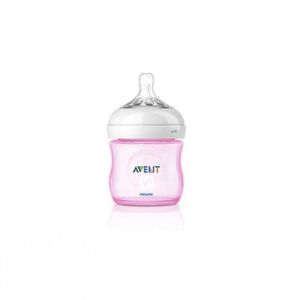 Avent Pink Natural Baby Bottle Scf031 / 17 125ml 0m+