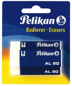 Pelikan Kunststoff-Radierer AL 20 Blisterkarte 3 Stück
