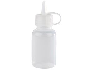 APS Quetschflasche -MINI-, 4er Set aus Polyethylen, transparent, Ø 3 cm, Höhe: 8,5 cm, 0,03 Liter