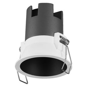 LEDVANCE SPOT TWIST Einbau-Downlight, schwarz, 5W, 400lm, 840 WT, 70mm Durchmesser, kaltweiße Lichtfarbe, bis zu 90% Energieersparnis im Vergleich zu Halogen-Downlights, einfache Montage, 4000K
