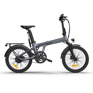 Rower elektryczny ADO EBike Air20Pro, pedelec, składany rower z napędem pasowym, rower miejski, 20 cali, silnik bezszczotkowy Bafang, ebike damski/męski