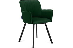 Konsimo Židle "PYRUS", Zelená, látka/kov, Loft, 56x84x46 cm