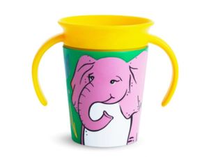 Munchkin Junior Cup Wildlove 360 ​​° mit Ohren 177 ml - Elefant