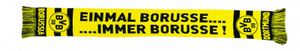 Borussia Dortmund BVB 09 Fanschal, BVB Schals:Einmal Borusse. immer Borusse