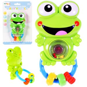 MalPlay Rassel | Babyausstattung mit Licht und Stimme | Spielzeug für Jungen und Mädchen - Lernspielzeug für Babys und Kleinkinder ab 0 Monaten (Frosch)