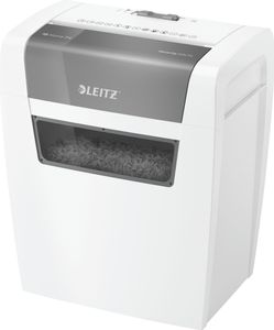 Skartovač dokumentov LEITZ IQ Home s časticovým rezom P-4, 4 x 28 mm, až 6 listov, biely