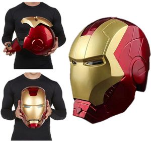 Iron Man Helm Toy Modell Maske mit LED, Wearable und Luminous Spielzeug Film Cosplay Props ROT