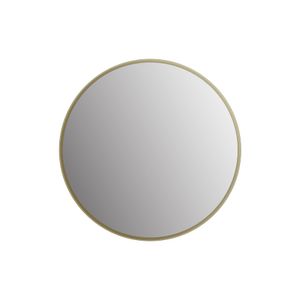 Talos Picasso Spiegel gold Ø 40 cm - mit hochwertigem Aluminiumrahmen für stilvolles Ambiente - Perfekter Badezimmerspiegel Rund, der Eleganz und Funktionalität vereint