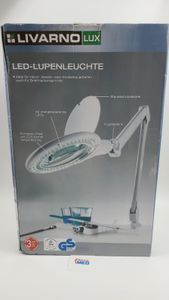 LED Lupenleuchte Arbeitsplatzlampe Kosmetiklampe geeignet für Kosmetiksalons Praxen Bastler Lesehilfe Vergrößerungslampe