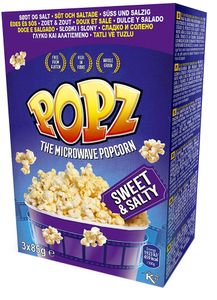 POPZ Mikrowellen Popcorn Sweet & Salt 255 g
