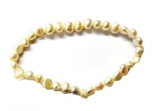 Perlen-Armband, weiss