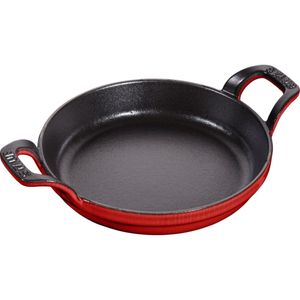 Staub Auflaufform rund  16 cm kirsche