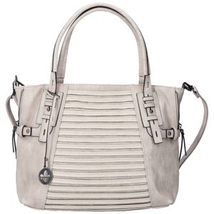 Rieker Damen Schultertasche Umhängetasche seitliche Erweiterung H1083, Farbe:Beige