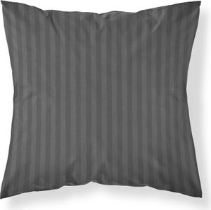 Kissenbezug, Schlafkissenbezug, Damast, 100% Baumwolle, Streifen 70x80 Dunkelgrau Kissenbezug, Schlafkissenbezug, Damast, 100% Baumwolle, Streifen 70x80 Dunkelgrau