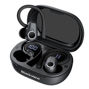 Blackview AirBuds 60 Bluetooth 5.3 Kabellose Kopfhörer, In-Ear Wireless Headset für Apple iPhone & Android, Batteriestandsanzeige, Wasserdigt, schwarz