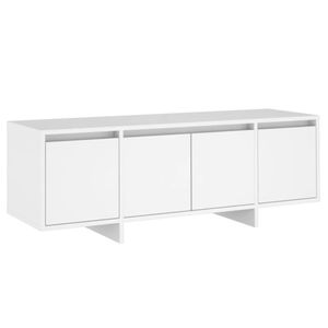 vidaXL Szafka pod TV biała 120x30x40,5 cm materiał drewnopochodny