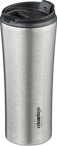 relaxdays termo hrnček z nerezovej ocele 400ml