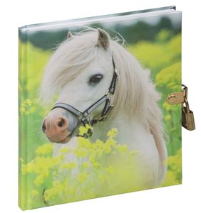 PAGNA Tagebuch "Kleines Pony" 128 Blatt mit Schloss