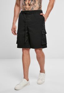 Urban Classics Szorty Cargo ze sznurkiem Czarny-2XL
