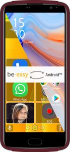 Bea-fon M7 Lite 4G Senior Smartphone red