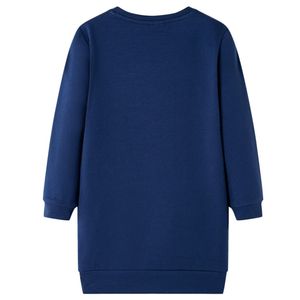vidaXL Kinder-Pulloverkleid Marineblau 92