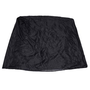 Schutzhülle Abdeckung Tischtennisplatte Regenschutz 210D Oxford-Stoff Abdeckhaube wasserdicht (Schwarz)