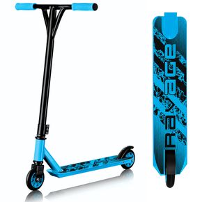 SportVida Stunt Scooter. Freestyle Roller für Jugend. Trickroller für Kinder ab 6 Jahre. Kautschuk Scooter Rollen 100mm - 110mm. Blau