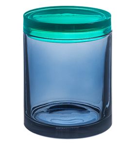 Remember Glasdosen mit Deckel in Kontrastfarbe in 3 Größen, Remember_Auswahl:Glasdose L