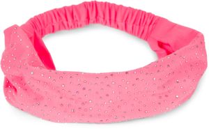 styleBREAKER Damen Haarband mit Strass und Gummizug, Stirnband, Headband, Haarschmuck 04026016, Farbe:Pink