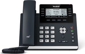 Yealink SIP-T43U, IP-Telefon, Grau, Kabelgebundenes Mobilteil, Tisch/Wand, Im Band, Außerhalb des Bandes, SIP-Info, 12 Zeilen