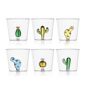 Ichendorf - Sada 6 pohárov na vodu Desert Plants - dizajn Alessandra Baldereschi