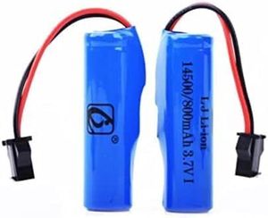 Batérie LiPo 3,7 V 800 mAh s konektorom SM-2P pre C2 D828 | Vysoká autonómia | Bezpečné pripojenie | Nabíjateľné a vyvážené