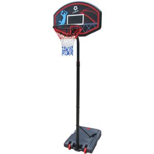 L.A. Sports Basketballkorb Ständer höhenverstellbar Ringhöhe 205-260cm