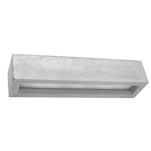 Wandleuchte VEGA 50 beton L:50cm, B:12cm, H: 10cm, E27/40W, dimmbar