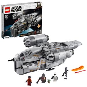 LEGO 75292 Star Wars Razor Crest Raumschiff Spielzeug mit Baby Yoda als Minifigur