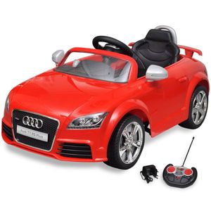 vidaXL Audi TT RS Aufsitz-Auto für Kinder mit Fernsteuerung Rot