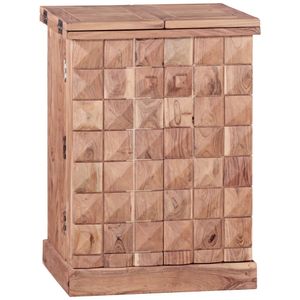 FineBuy Hausbar LUCCA Massivholz Weinbar Weinschrank Barschrank Alkoholschrank