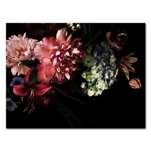 Leinwandbild Vintage, Blumen M0548 – Extragroß - (100x75cm)