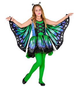 Kostým motýl zelenomodrý, velikost:116