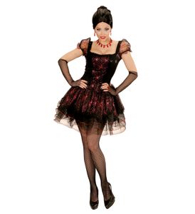Šaty Vampiressa Halloween, veľkosť:L