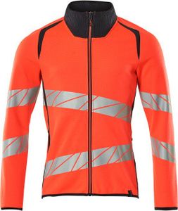 MASCOT® Sweatshirt mit Reißverschluss 19184-781-22210 Hi-vis Rot/Schwarzblau 5XL