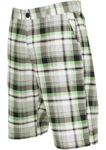 Pánské kraťasy Urban Classics Big Checked Shorts wht/blk/lg - 30